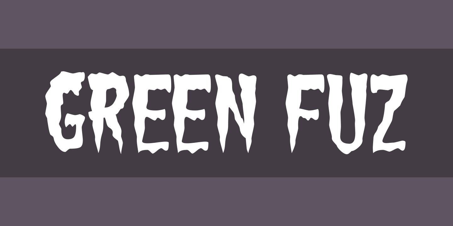 Czcionka Green Fuz